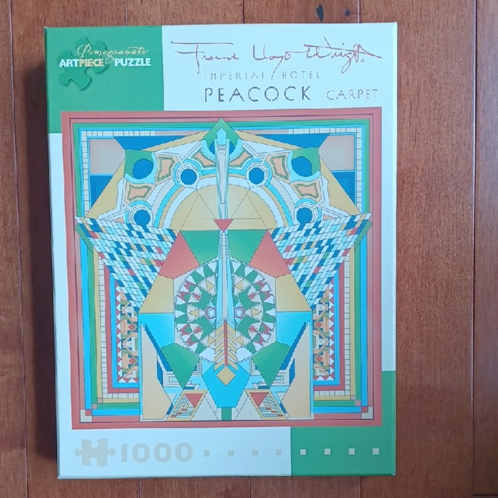🧩Peacock Carpet Puzzle - 1000 Pieces - Picture 1 of 6